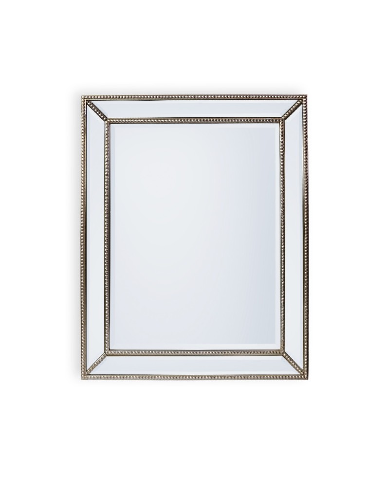 SILVER: Bevelled Rectangular Mirror 60 x 75 cm | Orienta