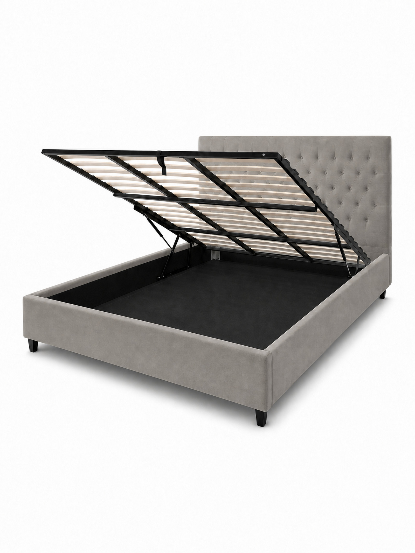 Mara-Bed-Lancome-60N-Grey-160×200-Angled-Open-hires Mara Bed Lancome 60N Grey 160x200 Angled Open hires