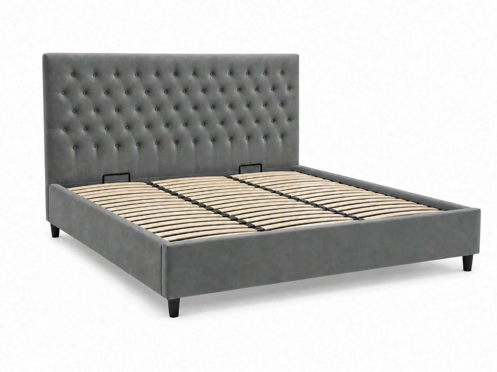 Mara-Bed-Lancome-63N-Pewter-180×200-Angled-Closed-hires Mara Bed Lancome 63N Pewter 180x200 Angled Closed hires