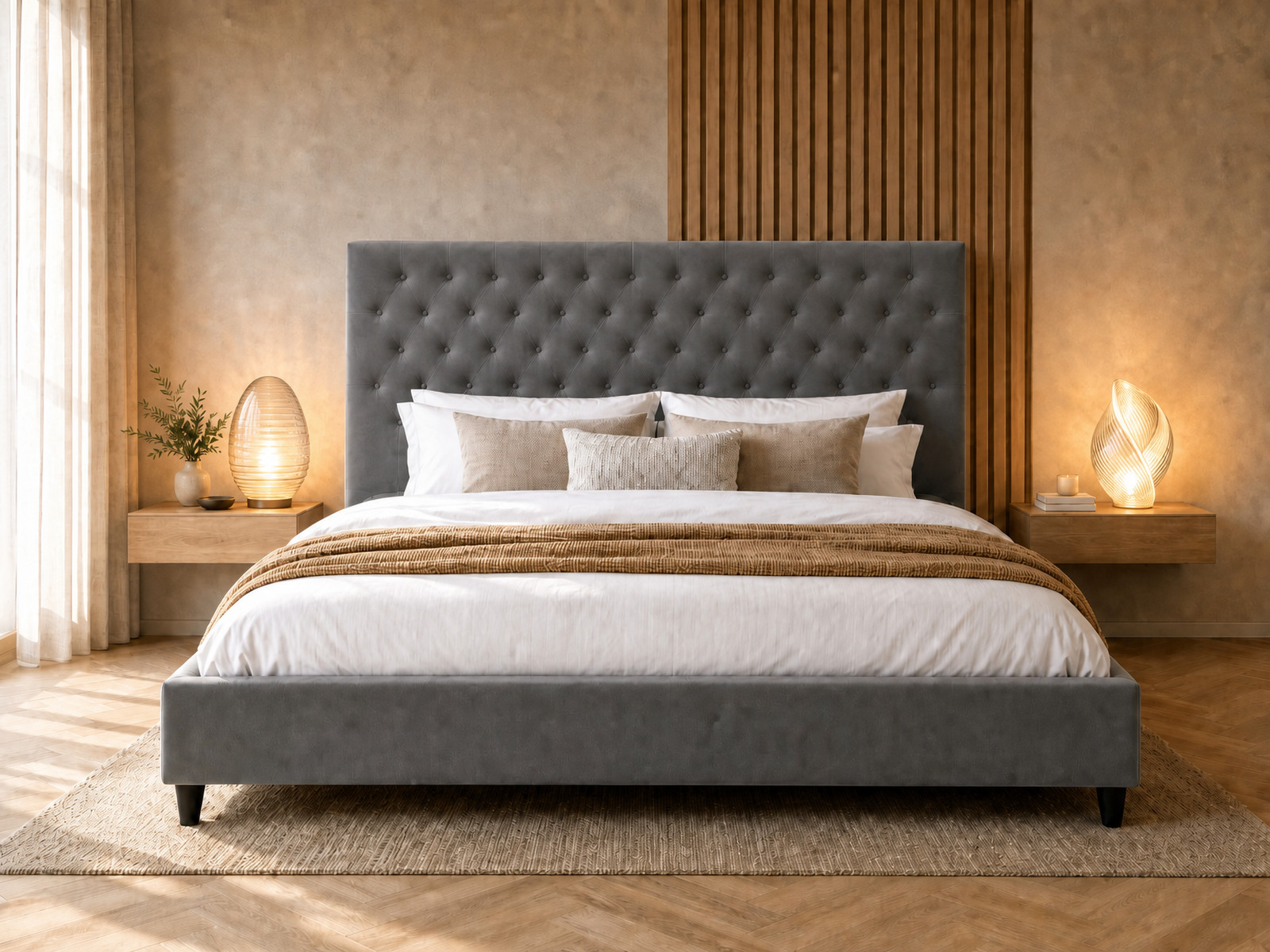 Mara-Bed-Lancome-63N-Pewter-180×200-Bedroom-Lifestyle-hires Mara Bed Lancome 63N Pewter 180x200 Bedroom Lifestyle hires