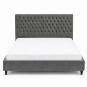 Mara Bed Lancome 63N Pewter 180x200 Front Mattress hires