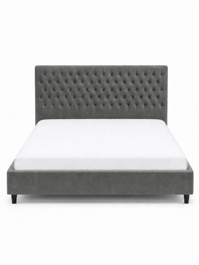 Mara Bed Lancome 63N Pewter 180x200 Front Mattress hires