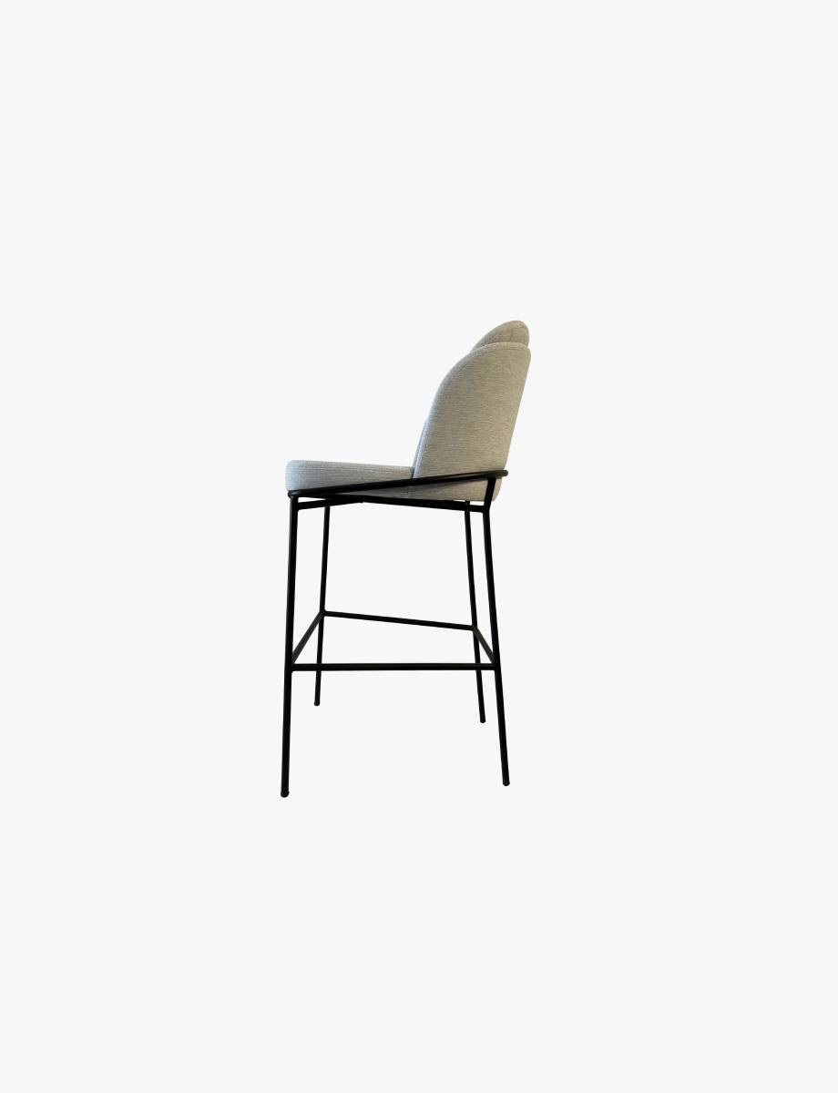 Erstein Light Grey Barstool 2