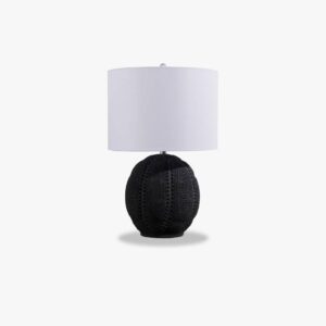 Fossil Table Lamp - Black