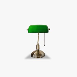 Bank Lamp - Green