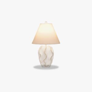 White Urchin Table Lamp