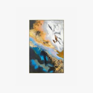 Blue Meander Painting