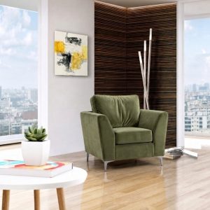 Guarda armchair army green