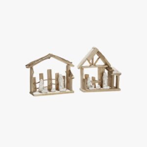 Mary & Joseph Crib - H25cm