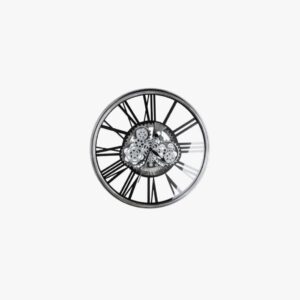 Memphis Gear Motif Clock - Ø80cm