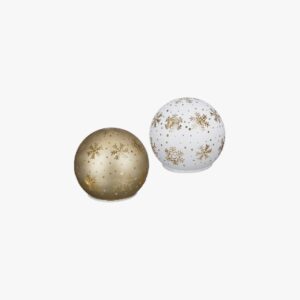 Snowflake Deco Ball - LED - D12cm