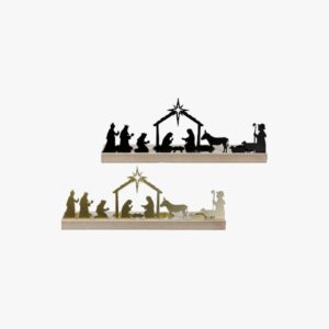Nativity Tealight Holder - H14cm