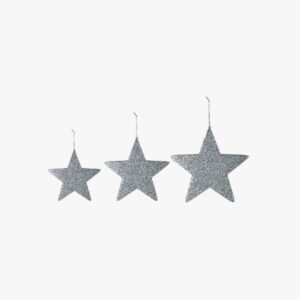 Shine Hanging Star - Silver - H17cm