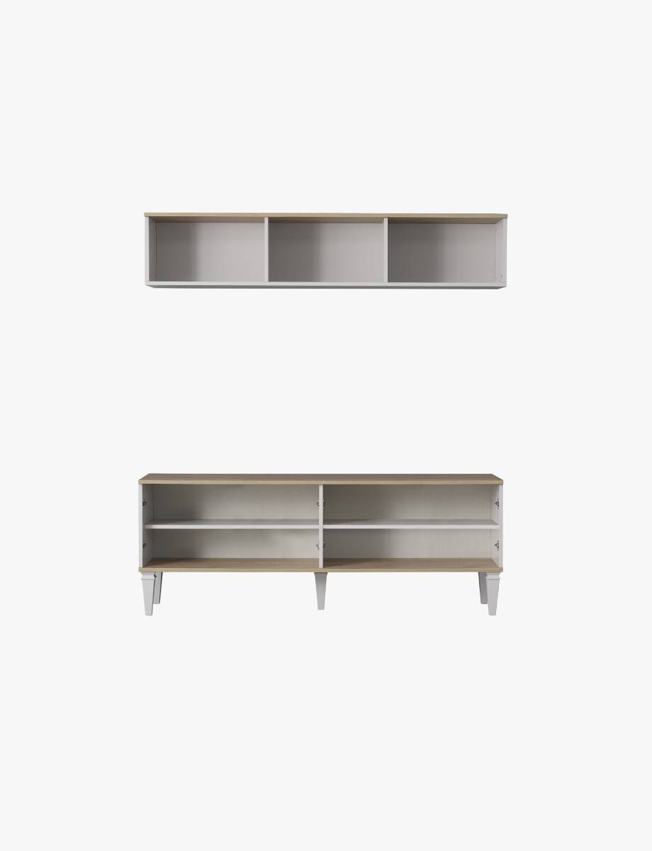 Batik TV Unit + Shelf 2