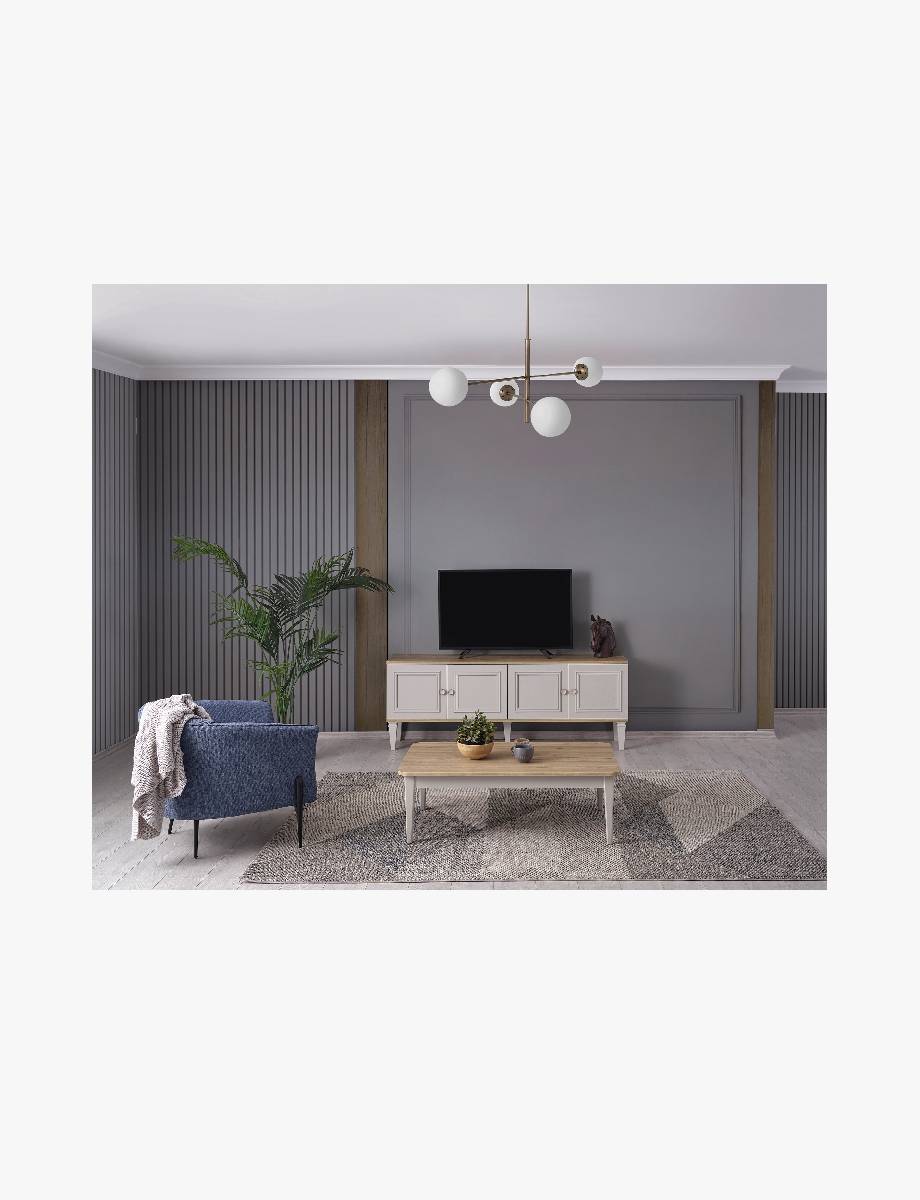 Batik TV Unit + Shelf 3