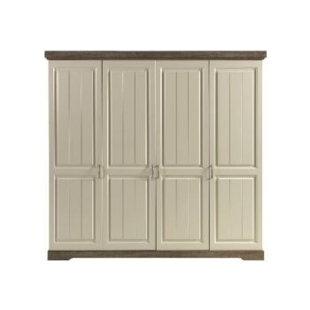 Ivette 4 Door Turning Wardrobe