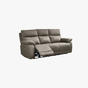 Palio 3 Seater Electric Recliner - Dark Brown