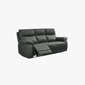 Palio 3 Seater Electric Recliner - Dark Grey