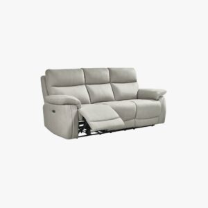 Palio 3 Seater Electric Recliner - Light Grey