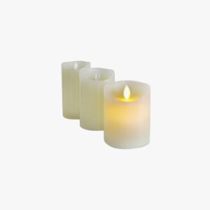 Led Wax Candle Light - Slanted Yellow