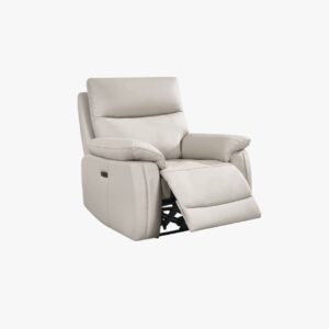 Siena Electric Recliner - Light Grey