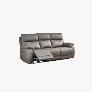 Siena 3 Seater Electric Recliner - Dark Grey