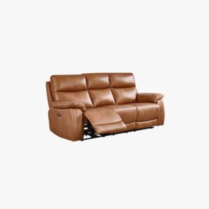 Siena 3 Seater Electric Recliner - Tan