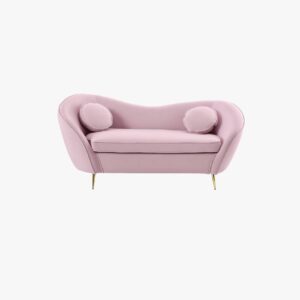Onda 2 Seater Sofa - Dirty Pink