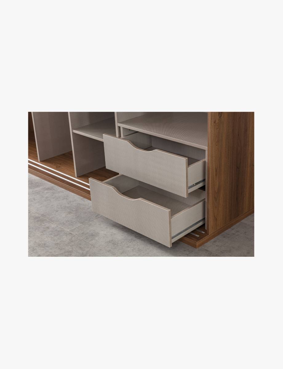 Wood Sliding Wardrobe 5