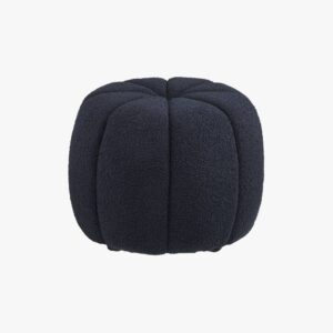 Paisley Pouf - Navy