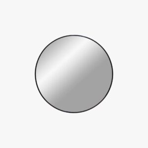 Madrid Mirror - Round - Black