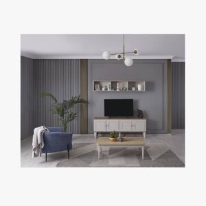 Batik TV Unit + Shelf