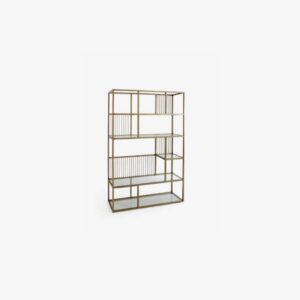 Los Angales Patina Gold 120 Cm Bookshelf