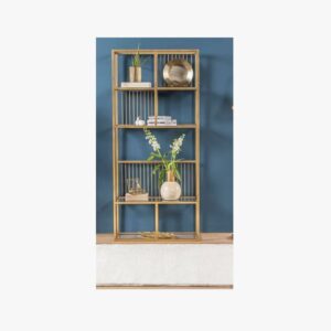 Los Angales Patina Gold 120 Cm Bookshelf