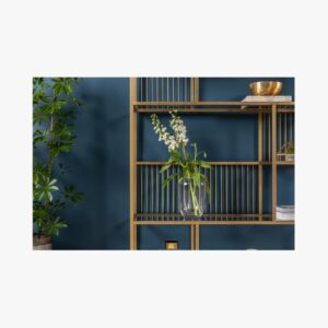 Los Angales Patina Gold 120 Cm Bookshelf