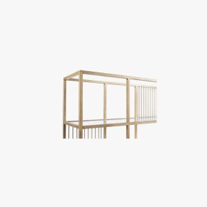 Los Angales Patina Gold 120 Cm Bookshelf
