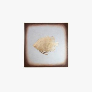 Gold Fish White Background Painting