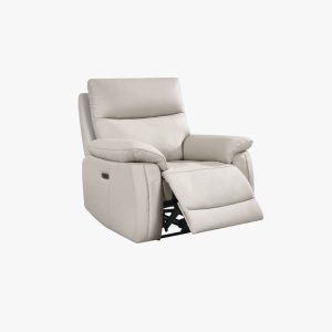 Siena Electric Recliner - Light Grey