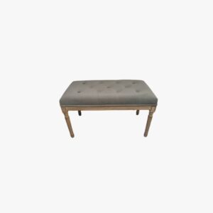 Tufted Stool - Grey
