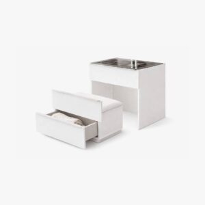 Noble Dresser with Pouf