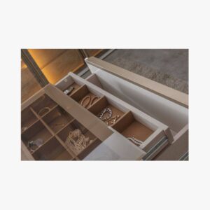 Noble Dresser with Pouf