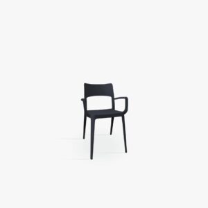 Vanity Armchair Charcoal Grey