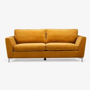 Guarda 3 Seater Mustard Front hires