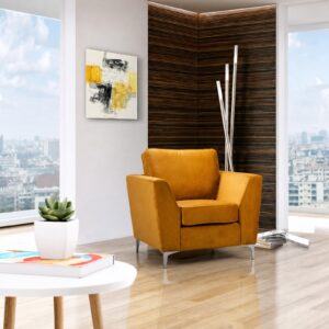 Guarda Armchair Mustard Lifestyle hires
