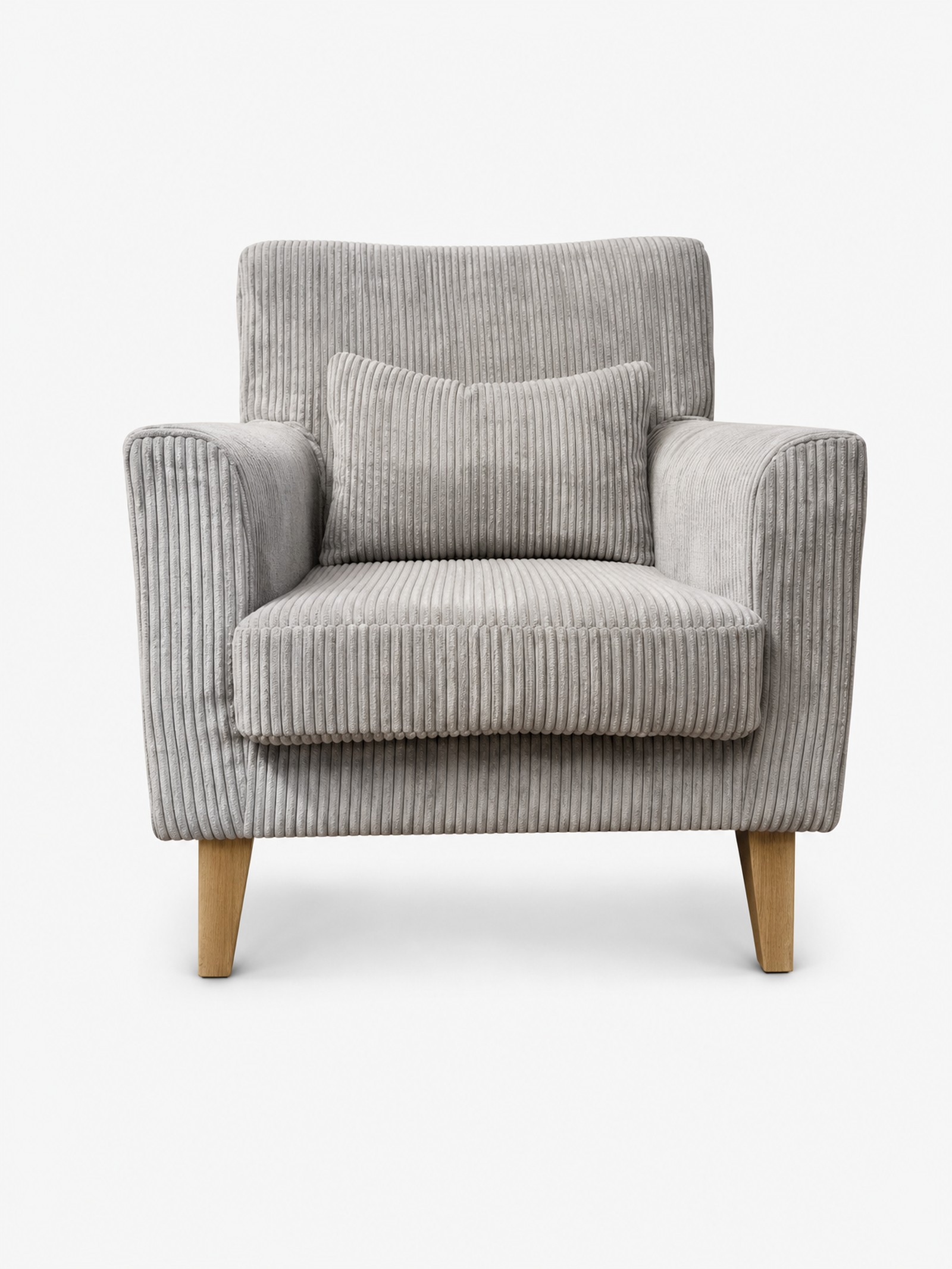 Lounge-One-Armchair-LightGrey-Front-hires Lounge One Armchair LightGrey Front hires