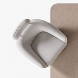 Timea 1Seater MediumGrey TopDown hires