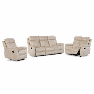 Ant ii Beige Recliner Living Set