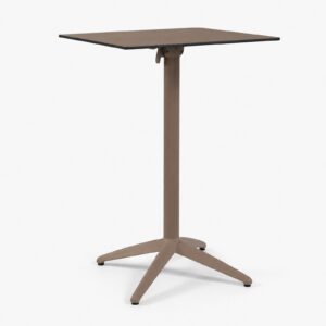 Cafe high folding table turtledove hires