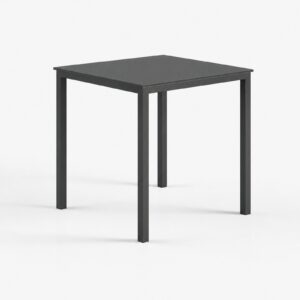 Hybrid table 70x70 charcoal grey hires