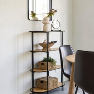 Madrid black 50x70 2 shelving lifestyle hires
